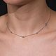 Заказать Колье клевера серебро 925 пробы в инкрустации фианитов premium. MARIA GUSEVA Fashion Jewelry. Ярмарка Мастеров. . Колье Фото №3