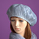 Takes felted female..... Mother of pearl silver. Berets. Felt the world. Online shopping on My Livemaster.  Фото №2