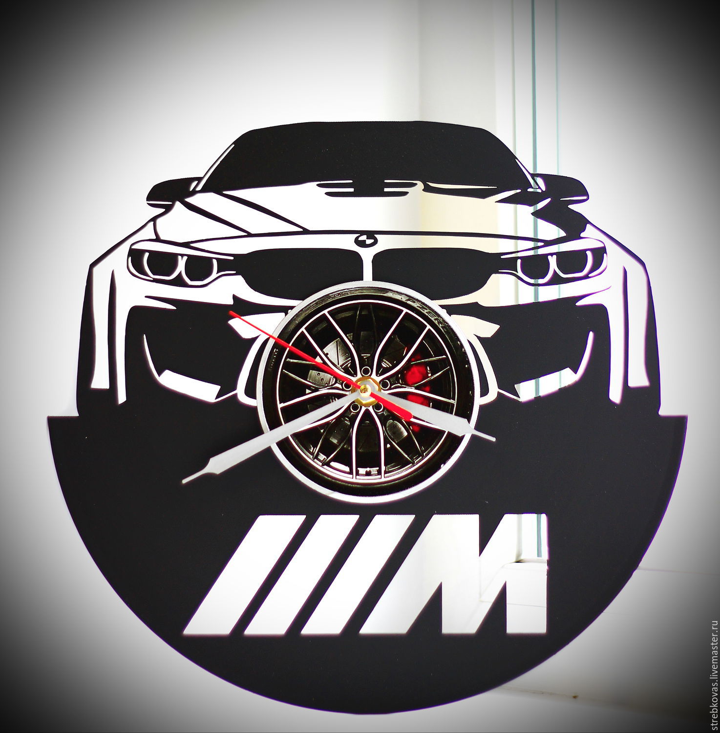 Original wall clock "BMW" – shop online on Livemaster with shipping