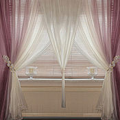 CURTAINS: Set of curtains and tulle 