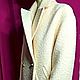 Order White oversize coat from loden 'Classic'. Lana Kmekich (lanakmekich). Livemaster. . Coats Фото №3