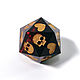 Большой дайс спасброска d20 для DnD. Фишки и кости. Geek Shelf. Ярмарка Мастеров.  Фото №4