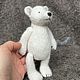 Мишка белый. Мягкие игрушки. Игрушки добрые (Оксана). Ярмарка Мастеров.  Фото №5