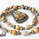 Necklace made of Jasper with a bird. Necklace. Grafoli jewellery. Online shopping on My Livemaster.  Фото №2