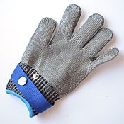 Материалы для творчества handmade. Livemaster - original item Protective glove, Chain mail glove, Glove for wood carvers. Handmade.