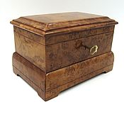 Для дома и интерьера handmade. Livemaster - original item The box is made of burl birch with a secret. Handmade.