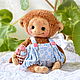 Мультик (6,5 см). Тедди Зверята. teddy_and_toys. Ярмарка Мастеров.  Фото №5