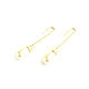 Order Swarovski Pearl Earrings long 'Swarovski Drops'gold. Irina Moro. Livemaster. . Earrings Фото №3