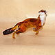 Glass figurine - Weasel Robin. Figurines. In Glass. Online shopping on My Livemaster.  Фото №2