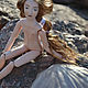 "Маленькая Венера", шарнирная художественная кукла. Шарнирная кукла. Greensleeves| Куклы, ручная вышивка. Ярмарка Мастеров.  Фото №4