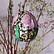 Easter egg, porcelain egg, Easter decor, flowers, Easter. Eggs. Christmas Art. My Livemaster. Фото №4