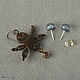 Single Earring Dragonfly Bronze lampwork boho. Single earring. fiery-tale lampwork (fiery-tale). My Livemaster. Фото №4