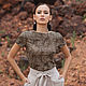 Футболка базовая (леопард) look 1421, Кофты, Челябинск,  Фото №1