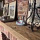Каминная полка лофт. Камины. Магазин старых досок Greyboard (greyboard). Ярмарка Мастеров.  Фото №10