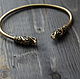 Bronze bracelet Viking, Bead bracelet, Volgograd,  Фото №1