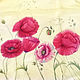 Scarf silk 'Poppies' batik. Scarves. Kenaz silk (KENAZ). Online shopping on My Livemaster.  Фото №2