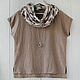 Beige blouse made of 100% linen. Blouses. etnoart. Online shopping on My Livemaster.  Фото №2