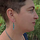 Order silver earrings with Topaz stones. BOR.N | avtorskoe serebro. Livemaster. . Earrings Фото №3