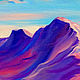 The picture with the mountains 'Soaring Himalayas' oil on canvas. Pictures. Multicolor Gallery. My Livemaster. Фото №4