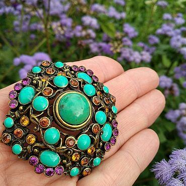 Винтаж ручной работы. Ярмарка Мастеров - ручная работа Винтаж: Брошь от Joan Rivers. Handmade.