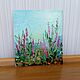 'Powdered summer' oil,miniature. Pictures. Anji's favourite pictures (anzhela-a). My Livemaster. Фото №6