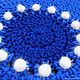 Christmas gift Mat crochet 'snowflake-2'. Carpets. knitted handmade rugs (kovrik-makrame). My Livemaster. Фото №5