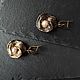 Bronze Petal Earrings. Earrings. Jewelry by Burdo. My Livemaster. Фото №4