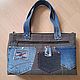 Сумка джинсовая, тоут. Сумка-тоут. Kate's JNS bags. Ярмарка Мастеров.  Фото №7