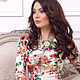 Платье в цветочек Mart. Платья. POLINA EFIMOVA. Ярмарка Мастеров.  Фото №4