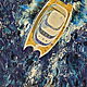 Оригинальная картина акрилом Яхта в море. Картины. SimanolyaArtStudio. Ярмарка Мастеров.  Фото №5