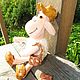 Кепка для куклы. Аксессуар для кукол Кепка в народном стиле (береста). Мини фигурки и статуэтки. Александра Черкасова. Ярмарка Мастеров.  Фото №5