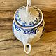 Винтаж: Чайник Myott  Meakin England. Фаянс. Объем 1,2 л. Чайники винтажные. Decor de table. Интернет-магазин Ярмарка Мастеров.  Фото №2