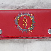 Сумки и аксессуары handmade. Livemaster - original item RED PURSE leather. Handmade.
