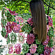 Shawl crochet melange bulk flowers. Shawls. Lily Kryuchkova (kruchokk). Online shopping on My Livemaster.  Фото №2