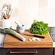 Cutting board on the table top made of oak, 48h38 cm. Cutting Boards. Foxwoodrus. Online shopping on My Livemaster.  Фото №2