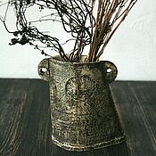 Для дома и интерьера handmade. Livemaster - original item Viking vase 15cm. Handmade.