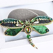 Украшения handmade. Livemaster - original item Voluminous dragonfly brooch. Handmade.