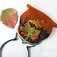 Bag with a wool clasp orange Autumn Leaf Fall. Clasp Bag. moyaksessyar. Online shopping on My Livemaster.  Фото №2
