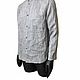 Shirt men's Linen grey melange. Mens shirts. ERIO SHOP. Online shopping on My Livemaster.  Фото №2