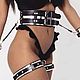 Set of shoulder Straps mirror Handcuffs belt hip retainers collar. Handcuffs. noshame. Online shopping on My Livemaster.  Фото №2