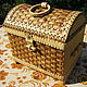 Chest made of birch bark wicker large. Box for storage, Storage Box, Tomsk,  Фото №1