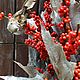 Букет Ягодный с птичкой Живые цветы Букет в вазу. Букеты. DARK FLORIST Флористика Декор ЦВЕТЫ. Ярмарка Мастеров.  Фото №4