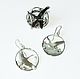 Ring and earrings 'Lake of hope 2 '. Silver,Topaz, Jewelry Sets, Lesnoj,  Фото №1