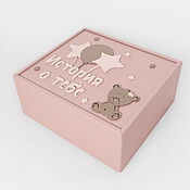 Работы для детей, handmade. Livemaster - original item A box for storing memorabilia of a child`s Memory-boxyafiyayayayayayayay. Handmade.