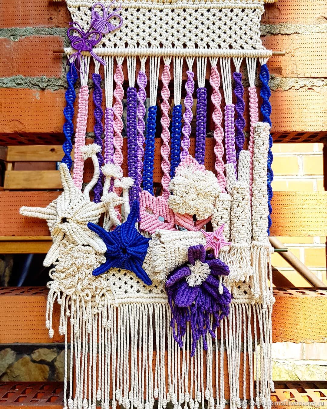 купить изделия макраме в интернет магазине. ливемастер ру ярмарка мастеров москва макраме видео. мк панно макраме для начинающих. макраме бохо. панно макраме.