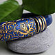 Blue bracelet from the 'jeans' series 2 colors, Regaliz bracelet, Domodedovo,  Фото №1