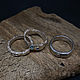 Order Silver triple ring. BOR.N | avtorskoe serebro. Livemaster. . Rings Фото №3