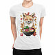 T-shirt with 'Fox and Ramen' print'. T-shirts and undershirts for men. Dreamshirts. Online shopping on My Livemaster.  Фото №2