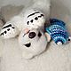Soft toys: Snow white bear, Stuffed Toys, Ekaterinburg,  Фото №1
