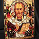 Icon on gesso 'St. Nicholas', Icons, Simferopol,  Фото №1